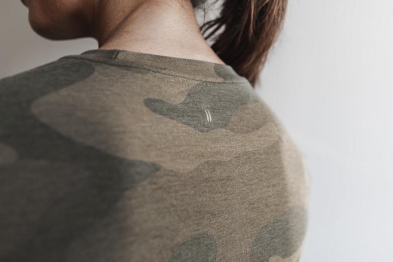 Olive Nobull WoTee (CAMO) Women's Long Sleeve | CA R2204V